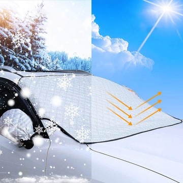 КОВРИК НА ОКНО АВТОМОБИЛЯ МАГНИТНЫЙ ПРОТИВООБЛЕЗНЫЙ СОЛНЦЕЗАЩИТНЫЙ КОЗЫРЕК