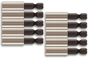 10x UCHWYT MAGNETYCZNY DO BITÓW 1/4 60 MM HEX