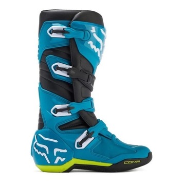 Buty motocyklowe cross enduro FOX COMP BLUE/YELLOW niebieski żółty GRATISY
