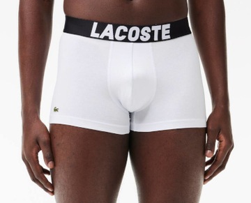 Lacoste 3 pary bokserki męskie spodenki ORYGINAŁ oryginalne 3pak 3pack