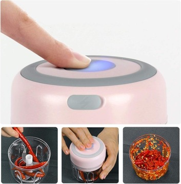 ЭЛЕКТРИЧЕСКИЙ МИНИ-ИЗМЕЛЬЧИТЕЛЬ ДЛЯ ЛУКА/ЧЕСНОКА