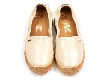 espadryle damskie LEMAR skóra półbuty lordsy buty