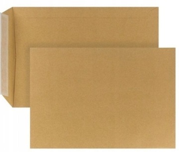 Koperta bez okienka B4 (250 x 353 mm) brązowy 50 szt.