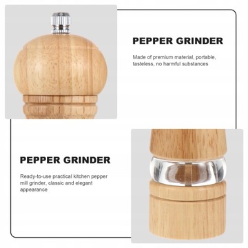 Młynek do pieprzu z solą morską Abrader