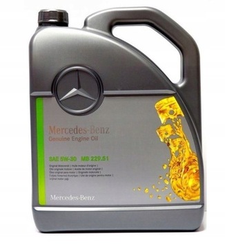 OLEJ SYNTETYCZNY MERCEDES 5W30 229.51 DPF 5L