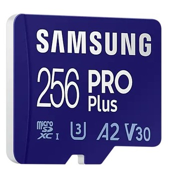 Samsung Pro PLUS microSDXC 256GB UHS-I U3 W130MB/s R180MB/s z czytnikiem