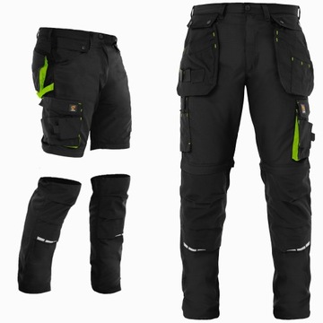 Брюки мужские рабочие, FUNCTIONAL CARGO PANTS, съемные, LEG, размер 52