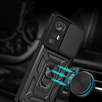 Чехол для Xiaomi Redmi Note 12S ARMOR RING + GLASS