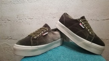 TRAMPKI SUPERGA PLATFORMA ATŁASOWE ST.BARDZO DOBRY