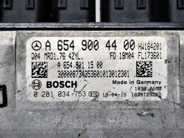 MERCEDES V TŘÍDA W447 W205 ŘÍZENÍ JEDNOTKA MOTORU A6549004400