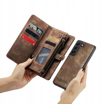 Кожаный чехол-кошелек для Samsung Galaxy S21 FE