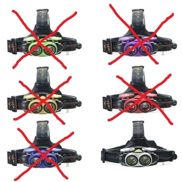 Latarka czołowa 2 x XM-L T6 ZOOM x 2 czołówka USB LC11