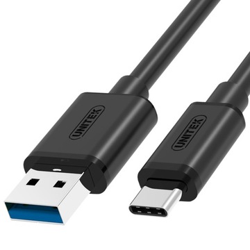 Kabel USB Unitek Y-C474BK USB 3.1 Typ-C - USB 3.1