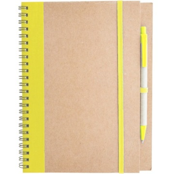 NOTES notatnik SPIRALOWANY A5 z długopisem GŁADKI