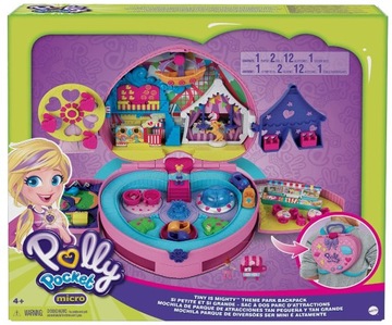 Рюкзак Polly Pocket Set для парка развлечений GYK91