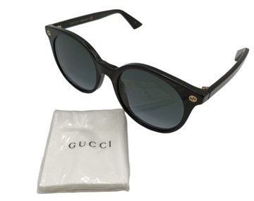 Gucci GG0091S-001, 52/20-140, damskie okulary przeciwsłoneczne