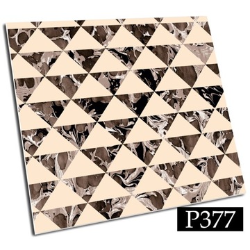 PŁYTKI SAMPRZYLEPNE PCV 30cm ABSTRAKCYJNE TRÓJKĄTY