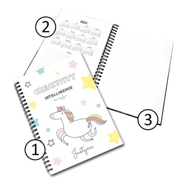 БЛОКНОТ ПЕРСОНАЛИЗИРОВАННЫЙ, спираль А5, твердая обложка