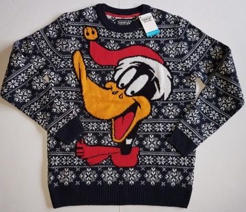 SWETER MĘSKI ŚWIĄTECZNY LOONEY TUNES XL + reserved