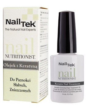 Nail Tek Nutritionist Olejek z keratyną do słabych, zniszczonych paznokci