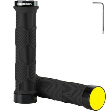 ROCKBROS CHWYTY GRIPY ROWEROWE RĄCZKI DO ROWERU Z ODBLASKIEM