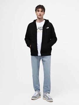 Bluza The North Face HOODIE ZIP BINER GRAPHICBlack