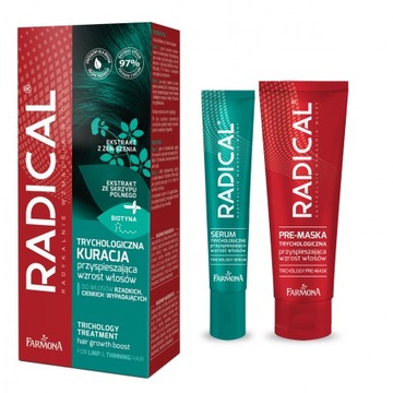 Radical trych. kuracja wzrost wł. 20 ml + 50 ml