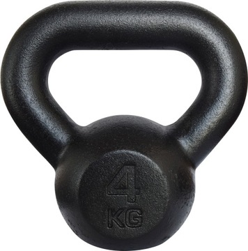 Kettlebell żeliwny odważnik kula kettle 4kg