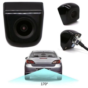 Kamera uniwersalna przód, tył metalowa fish-eye