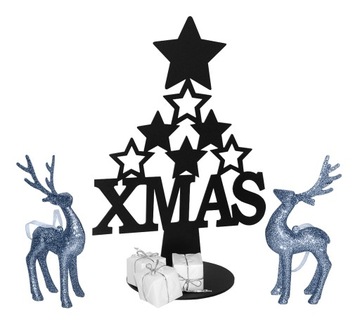 Металлическая РОЖДЕСТВЕНСКАЯ ЕЛКА-ЛОФТ, РОЖДЕСТВЕНСКОЕ украшение, Рождественские звезды!