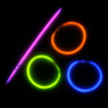 Флуоресцентные браслеты GLOW STICK TUBES 15 шт.