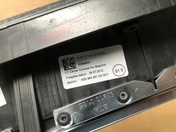 AUDI A6 A7 4G LISTWA DEKOR TUNEL BEAUFORT