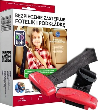 SMART KID BELT PAS ZASTĘPUJE FOTELIK SAMOCHODOWY PAS BEZPIECZEŃŚTWA