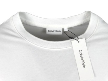 CALVIN KLEIN, t-shirt męski, biały, XXL