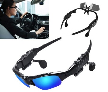 SLUCHAWKI BEZPRZEWODOWE BLUETOOTH DLA ROWERZYSTY OKULARY ROWEROWE