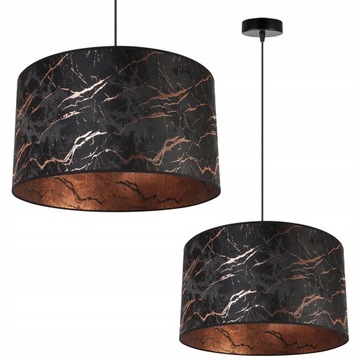 Wisząca Lampa Sufitowa Żyrandol Marmur Abażur