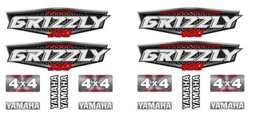 Наклейки YAMAHA GRIZZLY! ВСЕ МОДЕЛИ!!!