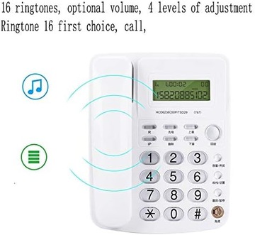 Linia telefonów, telefon stacjonarny przewodowy