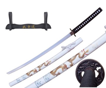 Miecz cosplay anime Katana Samurajski Dekoracja +STOJAK 4KM100-405WH