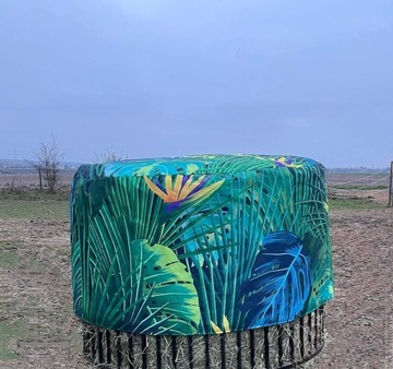 HorseMania - водонепроницаемая крышка тюка/кормушки ВАШ ПРИНТ, персонализация