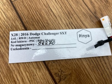 HLAVICE PÁKY ŘAZENÍ DODGE CHALLENGER CHARGER 2015+ USA