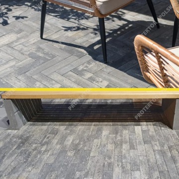 Декоративный куб METRIK, толщина 6 см, бетонное покрытие, садовая дорога