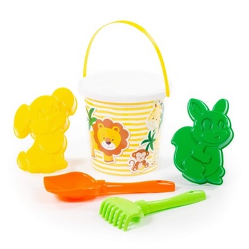 POLESIE 9043 Zestaw do piasku łopatka grabki