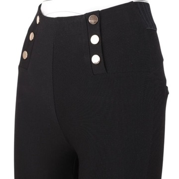 Леггинсы женские спортивные ЧЕРНЫЕ XL/2XL