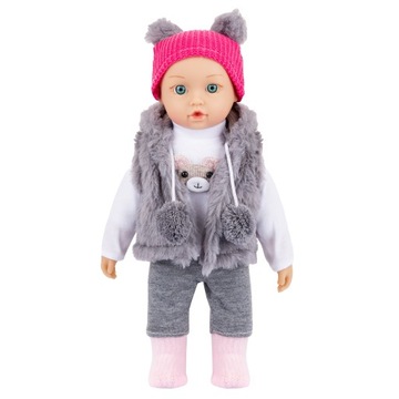 ИНТЕРАКТИВНАЯ КУКЛА KINDERPLAY ГОВОРИТ СМЕЕТСЯ ПЛАЧИТ ОДЕЖДА