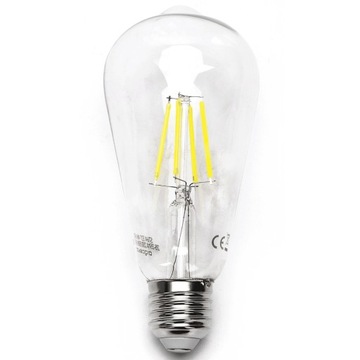 Żarówka LED Filament (Przezroczysta) ST64 E27 18W 2700K