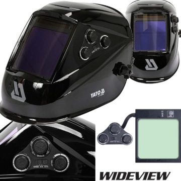 PRZYŁBICA SPAWALNICZA MASKA WIDEVIEW TRUE COLOR SAMOŚCIEMNIAJĄCA YATO