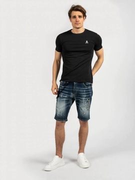 PHILIPP PLEIN T-shirt męski czarny r. L UTPG11