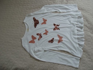 bluzka ZARA r 164 cekiny