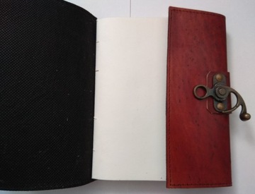 ХАМСА - Закрытая тетрадь Дневник Журнал НАТУРАЛЬНАЯ КОЖА Рука Фатимы